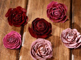 Róża cedrowa 6 szt/op różowe
