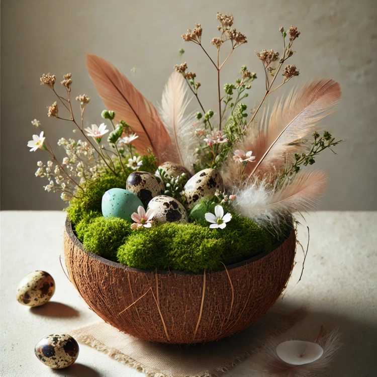 Jajka przepiórcze naturalne wydmuszki 6 /op