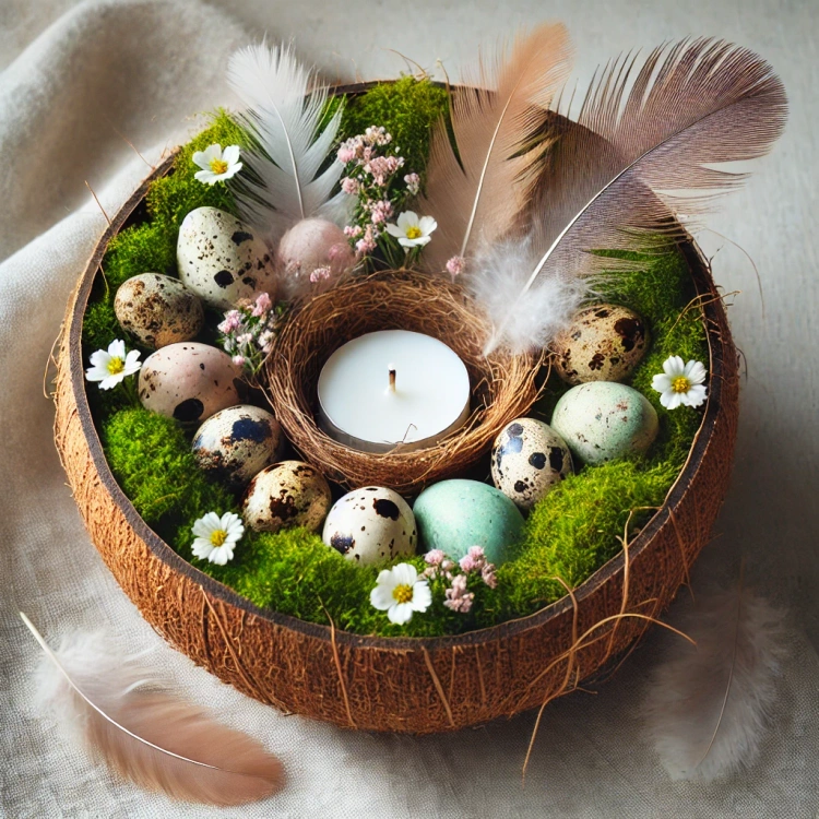 Jajka przepiórcze naturalne wydmuszki 6 /op