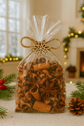 Naturalny Zestaw Świąteczny GrandDeco 0,5 l – Anyż, Cynamon i Egzotyczne Dekory