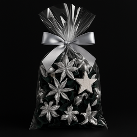 Potpourri srebrno-czarne „Zimowy Błysk”