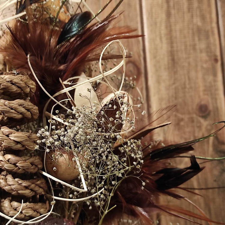 Bukiet z suszonych roślin do wazonu