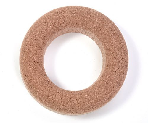 Gąbka florystyczna do sztucznych Ring florystyczny suchy na podstawie zielonej 17cm
