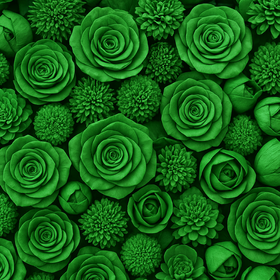 Zielone kwiaty shola 60 szt do świątecznych stroików, wieńców, stołu, DIY