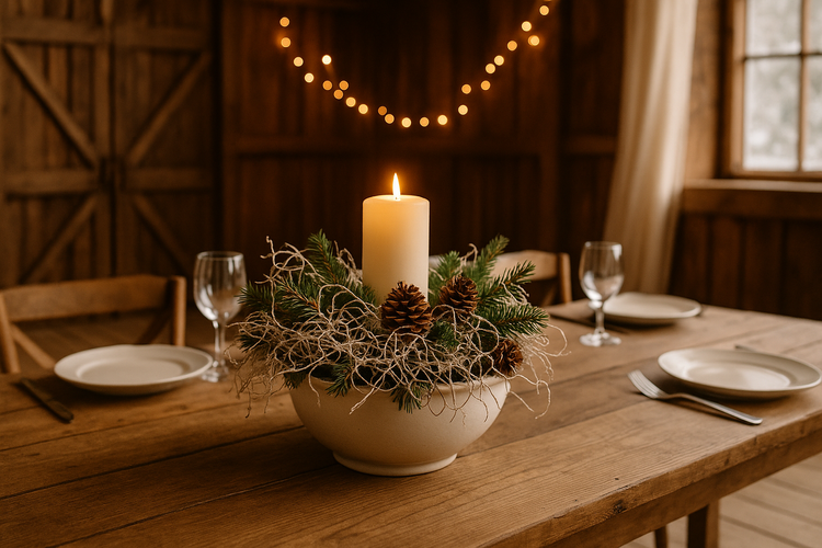 Naturalne bielone korzonki dekoracyjne 0,5 l – susz florystyczny do stroików, bombek, wianków, GrandDeco