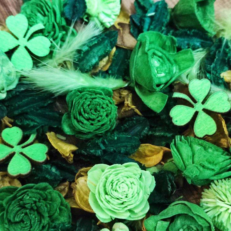 Suszone rośliny na Potpourri  kolorystyka - zielenie