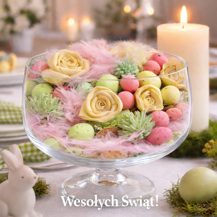 Suszone rośliny na dekoracje wielkanocne