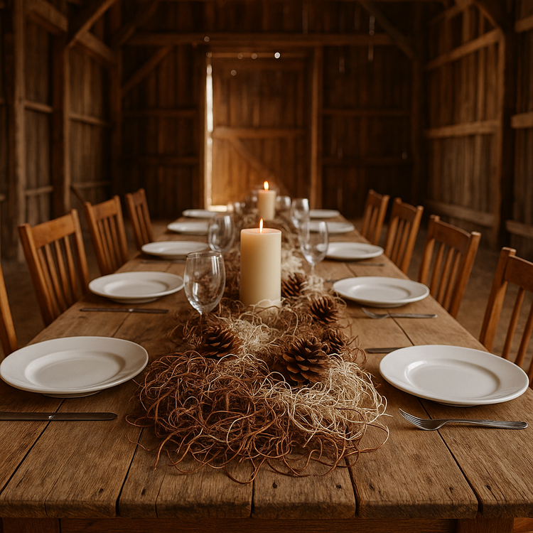 Naturalne suszone korzonki dekoracyjne 0,5 l – mix brąz + biel, ozdoby świąteczne, wianek, stroik, GrandDeco