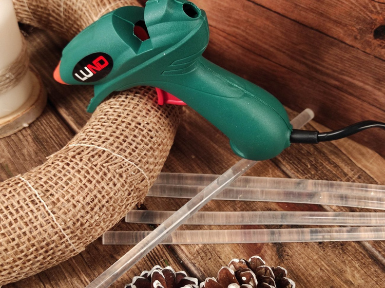 BOŻE NARODZENIE PREZENT DIY wianek stroik świeczka do samodzielnego ułożenia SREBRNY