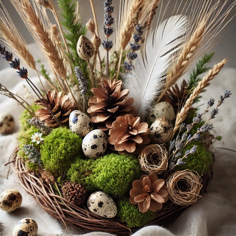 Jajka przepiórcze naturalne wydmuszki 6 /op