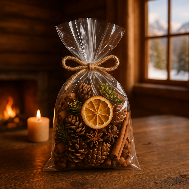 Mieszanka zapachowa 0,5 l GrandDeco – pomarańcze szyszki cynamon anyż prezent firmowy