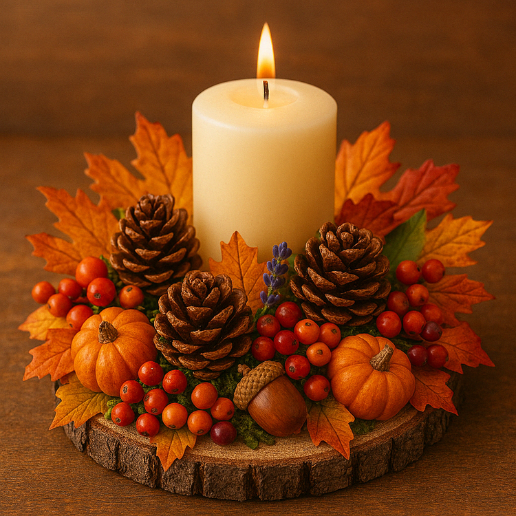 Szyszki z mchem – 40 szt. | Naturalne ozdoby do dekoracji i florystyki