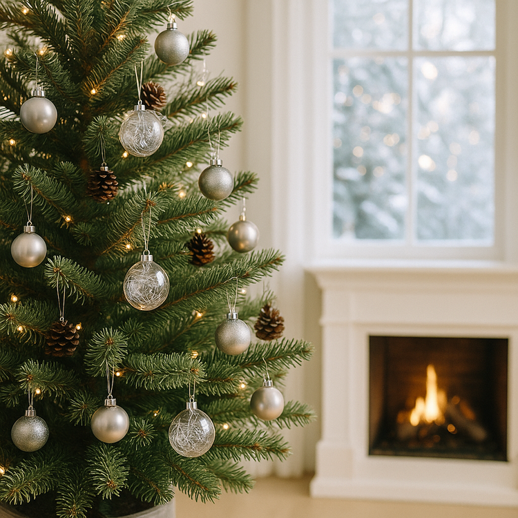 Srebrne korzonki dekoracyjne 0,5L, loft glamour, ozdoby świąteczne DIY