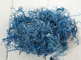 Mech kręcony 30 g - niebieski jasny