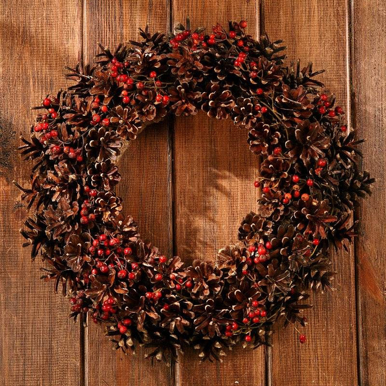 Szyszki naturalne mix gatunków 35–40 szt. do dekoracji świątecznych i zimowych DIY