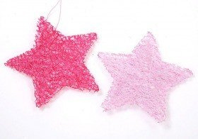 Komplet 6-u gwiazdek  7 cm 6 /op