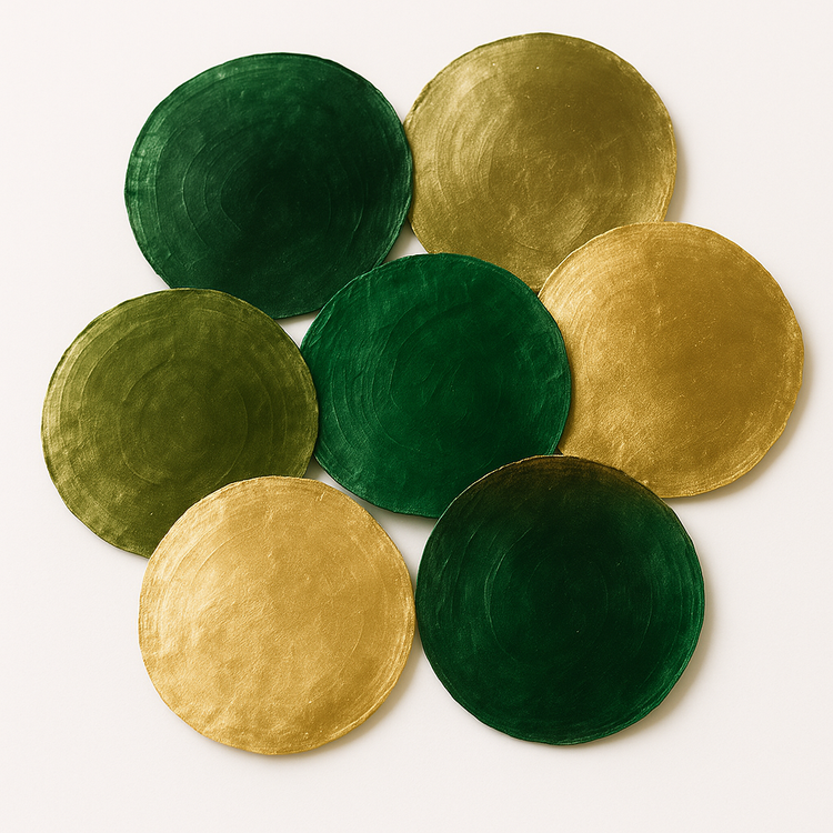 Muszle Capiz 7–11 cm 12 szt – GrandDeco  Naturalne, perłowe krążki do dekoracji świątecznych i zimowych aranżacji