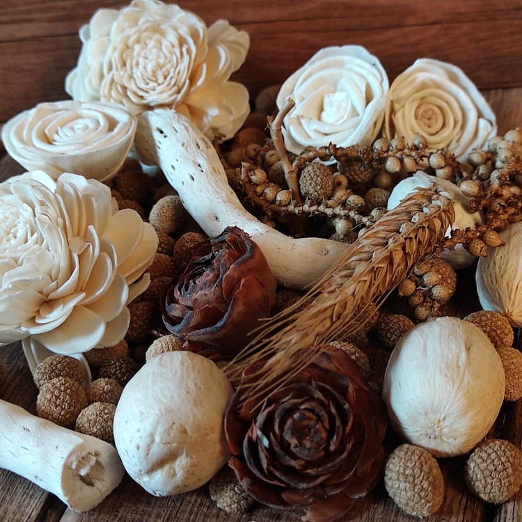 Suszone rośliny Kłosy zboża, naturalne ozdoby  48 szt/op