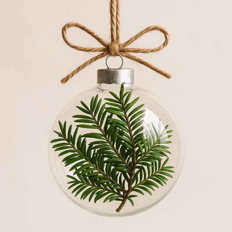 Gałązki Świąteczne – Cis Naturalny | Wiązka 3 gałązki, ok. 20 cm