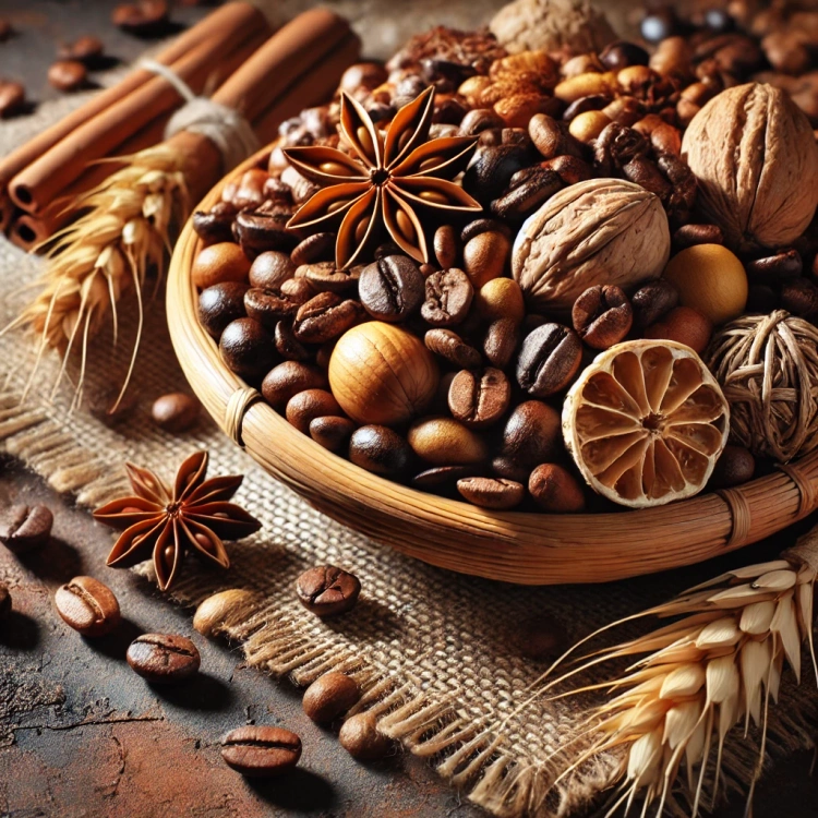 Aromatyczne potpourri kawa,anyż, orzechy,zboże | GrandDeco Tanie Ozdabianie