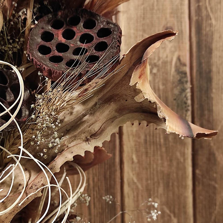 Bukiet z suszonych roślin do wazonu