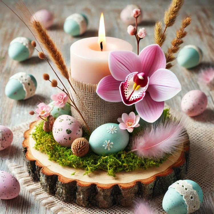 Storczyki sztuczne różowe – główki 12 cm (4 szt.) do dekoracji florystycznych i rękodzieła