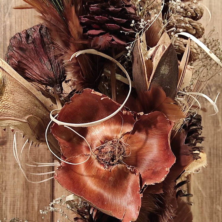 Bukiet z suszonych roślin do wazonu