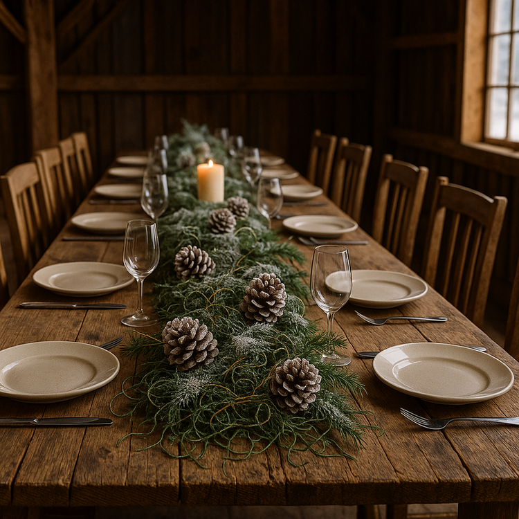 Ośnieżone Szyszki 10–12 cm (Zestaw 3 szt.)