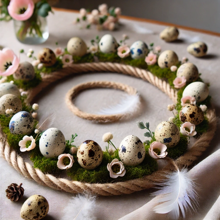 Jajka przepiórcze naturalne wydmuszki 6 /op