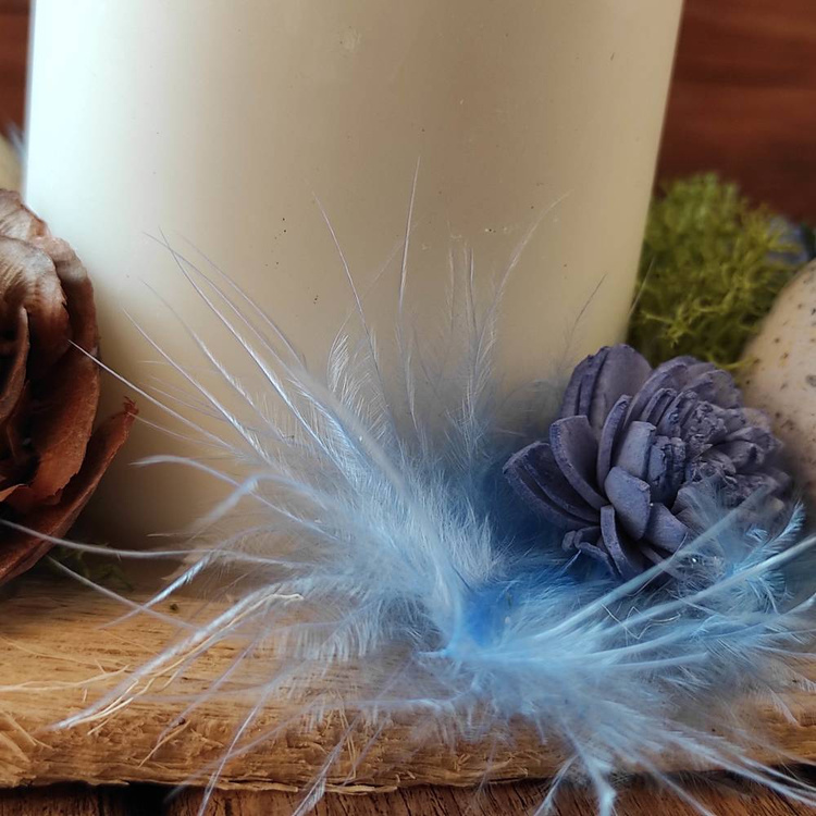 Kwiaty na Wielkanoc Suszone rośliny Potpourri naturalne ozdoby Kwiaty na stroik, wianek, potpourri 60 szt. - pastelowe fiolety