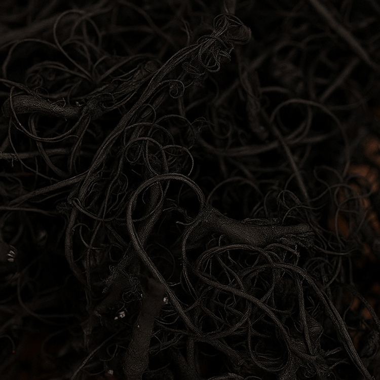 Kręcone korzonki barwione na czarno 0,5L – kolekcja GrandDeco