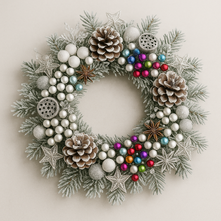 Wielokolorowe szpilki dekoracyjne 6 cm – zestaw ok. 100 szt. z perłowymi główkami 4–8 mm