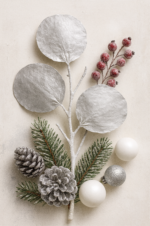 Muszle Capiz Srebrne 12 szt. 7–12 cm GrandDeco