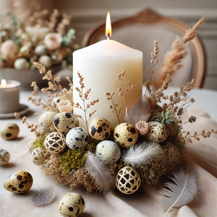 Jajka przepiórcze naturalne wydmuszki 6 /op