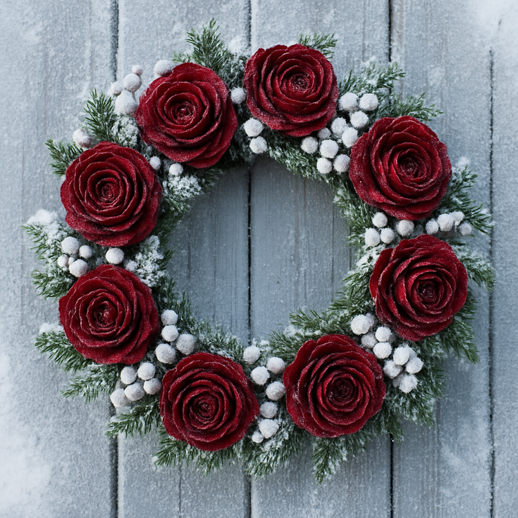 Róże cedrowe bordo 12 szt – naturalne główki szyszki 3–5 cm, eleganckie dodatki do dekoracji zimowych