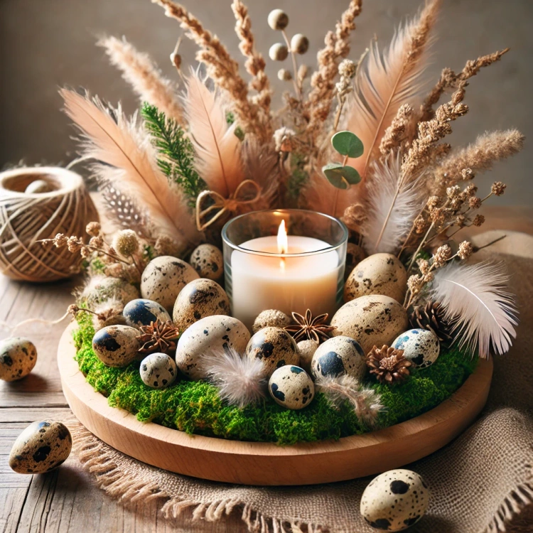 Jajka przepiórcze naturalne wydmuszki 6 /op