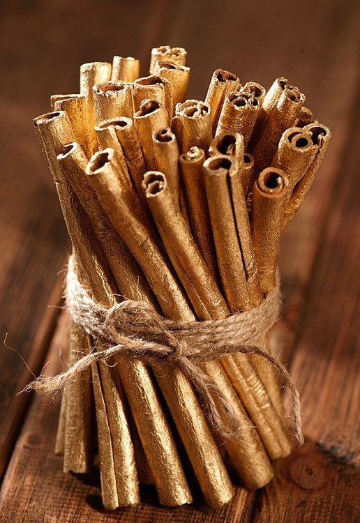 Złoty cynamon – snopek dekoracyjny 15 cm (40 szt.)