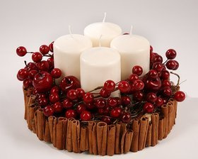 Stroik na Boże Narodzenie 14/25 cm – dekoracja świąteczna na stół – kolekcja GrandDeco