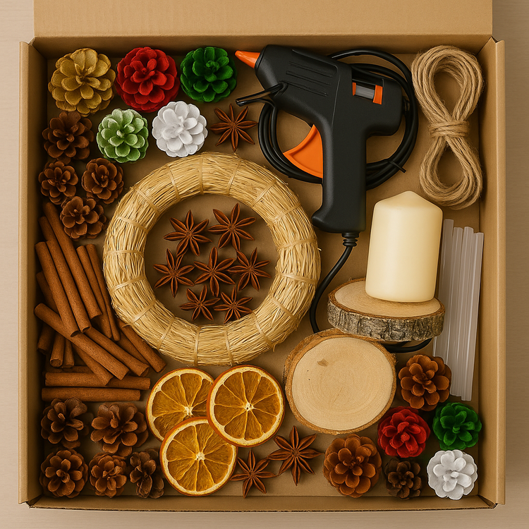 Firmowy Zestaw DIY na Święta – Kreatywna Integracja i Twórcza Zabawa w Prezentowym Boxie