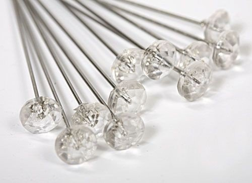 Szpilki 6 mm diamencik 12  szt./op.