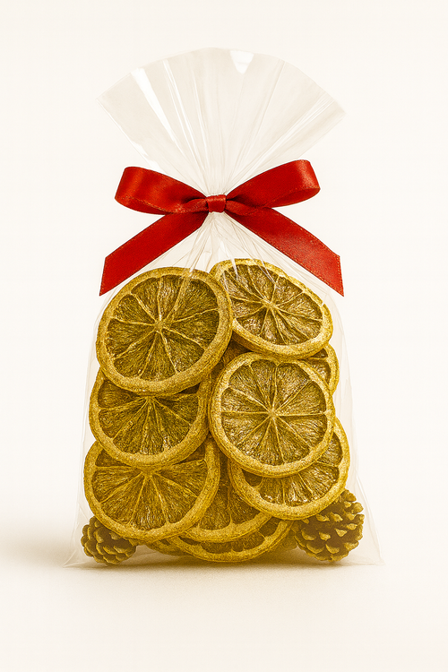 Suszone pomarańcze ZLOTE plastry 12 szt./op. 