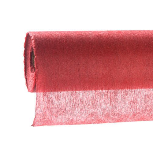 Flizelina gęsta 20cm BORDOWY długa rolka dł 9m