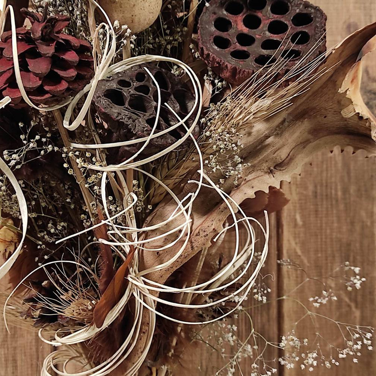 Bukiet z suszonych roślin do wazonu