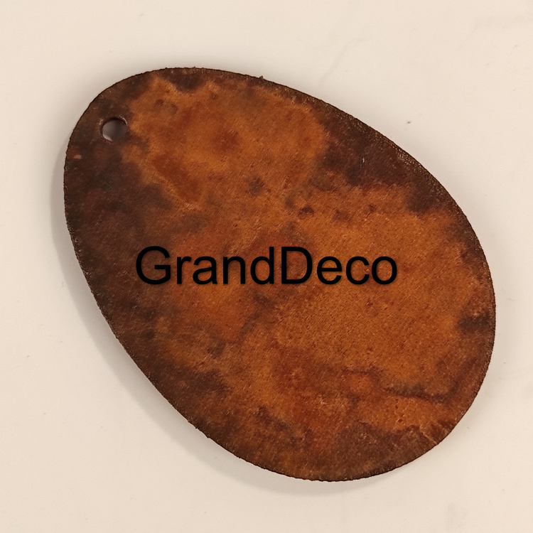 Jajka wielkanocne rdzewione. Zawieszki jajka wielkanocne,świąteczne 80 mm / 4szt.