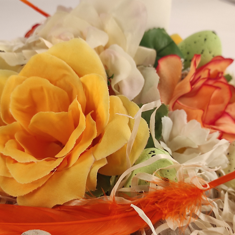 Pióra dekoracyjne wielokolorowe 19 cm mix   CENA ZA OPAKOWANIE 10 szt.