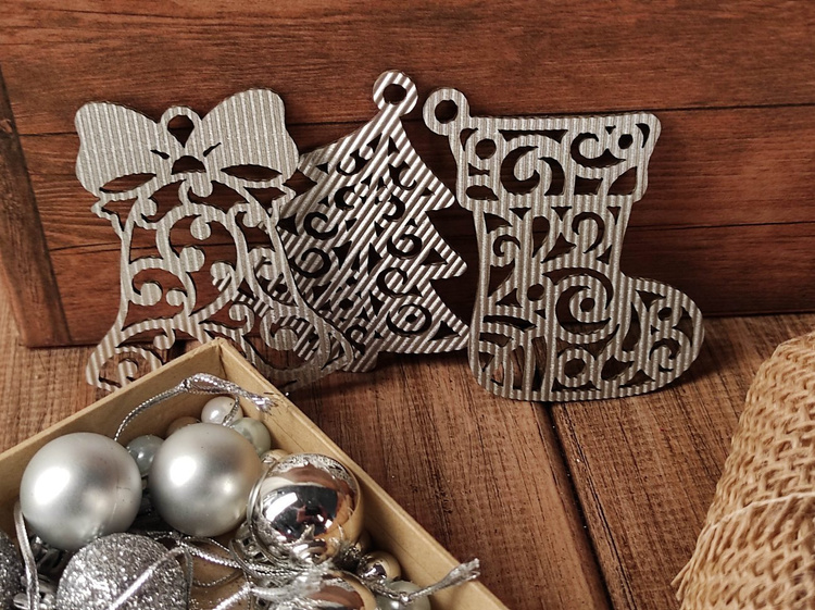 BOŻE NARODZENIE PREZENT DIY wianek stroik świeczka do samodzielnego ułożenia SREBRNY