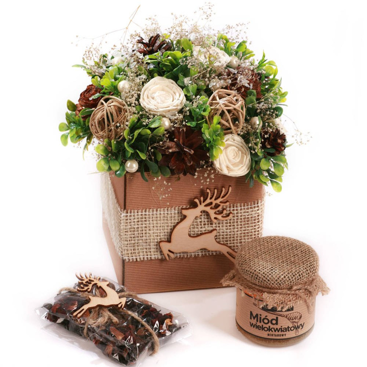 Kwiaty na stroik, wianek, potpourri CENA ZA OPAKOWANIE 30 szt. - białe Suszone rośliny Potpourri naturalne ozdoby