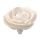 Kwiaty sola  Róża główka 4 cm 12szt./op. - białe